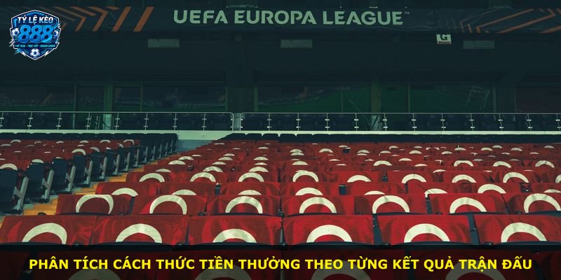 Phân tích cách thức tiền thưởng theo từng kết quả trận đấu