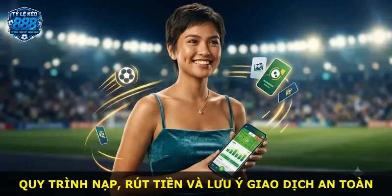 Quy trình nạp, rút tiền và lưu ý giao dịch an toàn