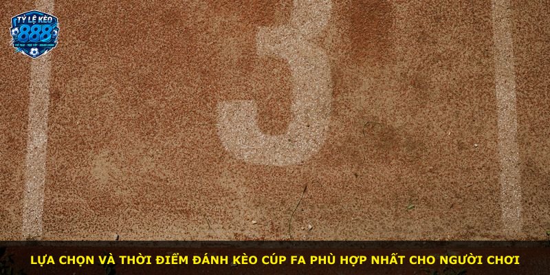 Lựa chọn và thời điểm đánh kèo Cúp FA phù hợp nhất cho người chơi