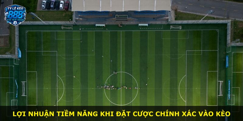 Lợi nhuận tiềm năng khi đặt cược chính xác vào kèo